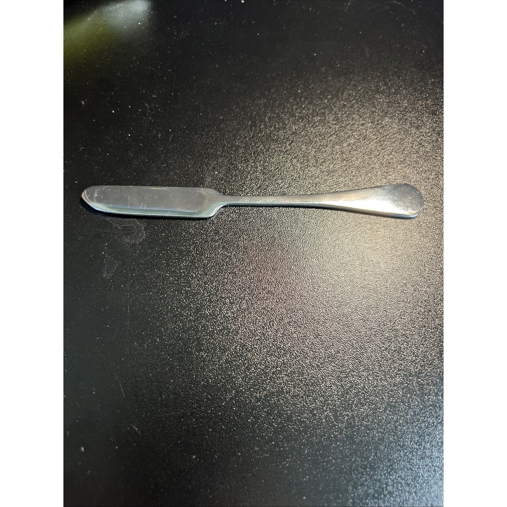 GORGEOUS‎ Vintage EMERSON Silver Flat Handle Butter Spreader 5 3/4"